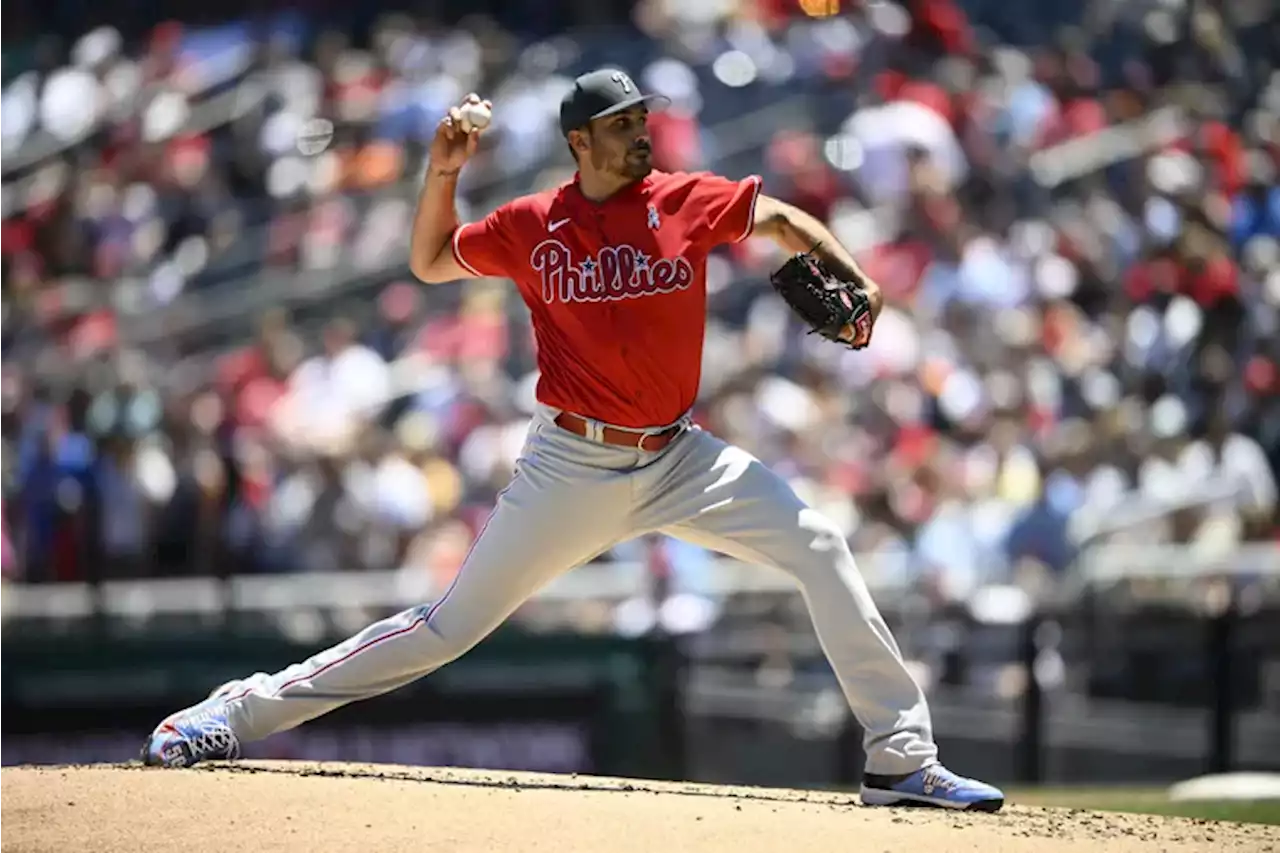 Zach Eflin makes early exit from Phillies’ sweep-spoiling 9-3 loss to Nationals