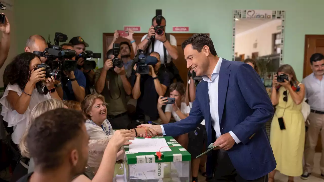 Elecciones Andalucía: las encuestas dan una holgada victoria a Juanma Moreno frente al PSOE