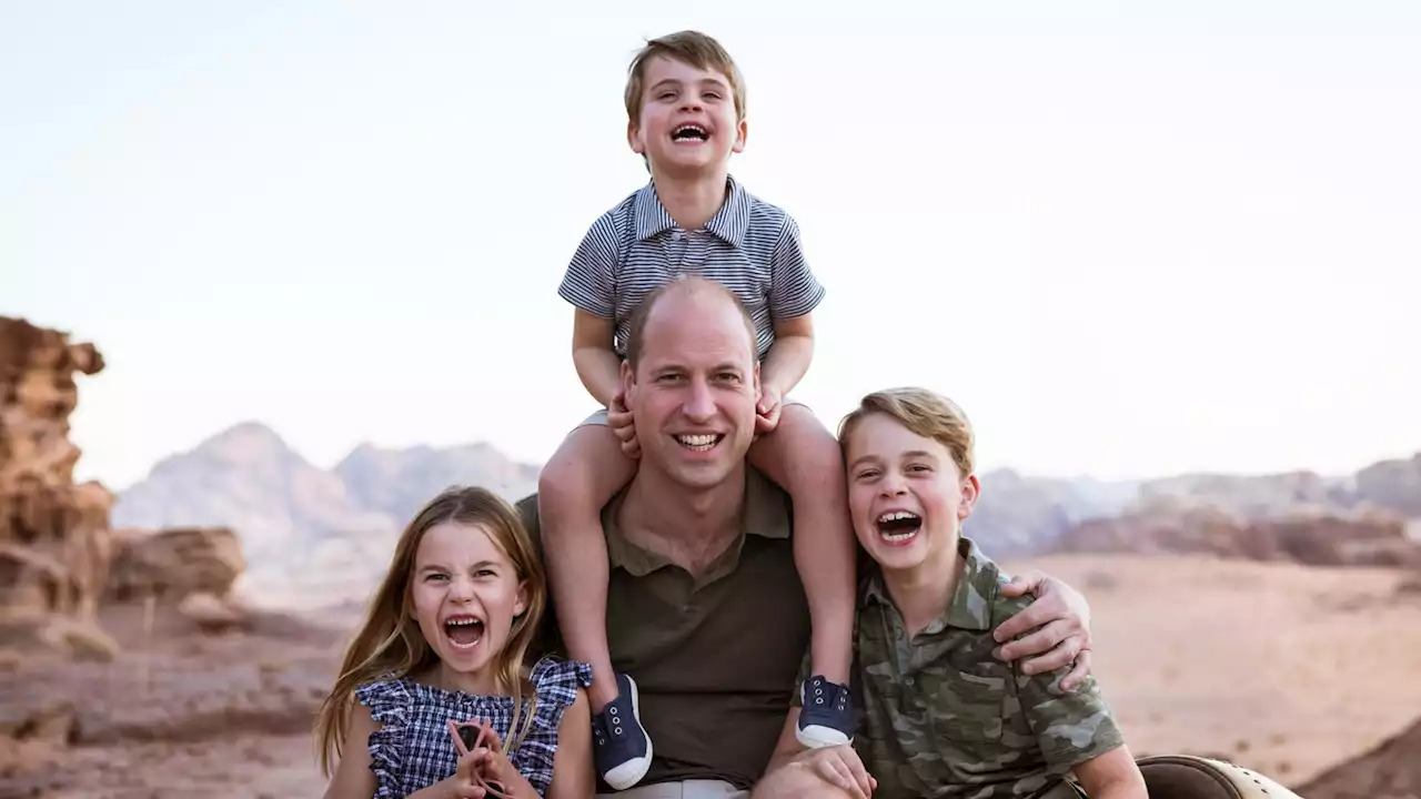 Father's Day: Prince William releases new picture with George, Charlotte and Louis