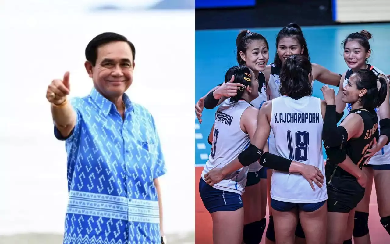 ‘บิ๊กตู่’ สุดปลื้มทีมวอลเลย์บอลสาวไทย ทำผลงานประทับใจ รอเชียร์สนาม 3 ประเทศบัลแกเรีย