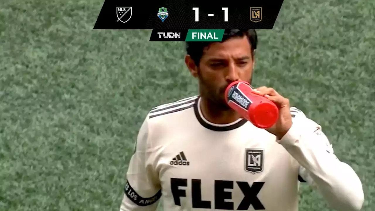 Vela cumple 100 partidos con LAFC tras empate ante Sounders