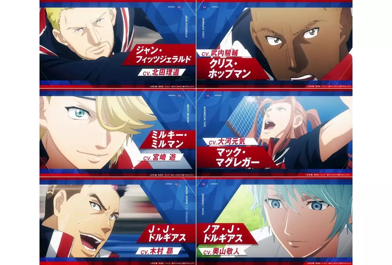 夏アニメ『新テニスの王子様 U-17 WORLD CUP』追加声優に北田理道ら決定、コメ到着！ | アニメイトタイムズ