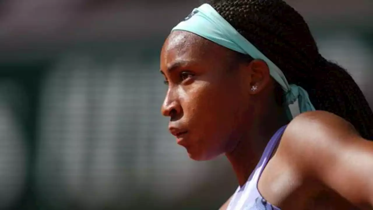 'End gun violence' - Gauff makes call on TV camera