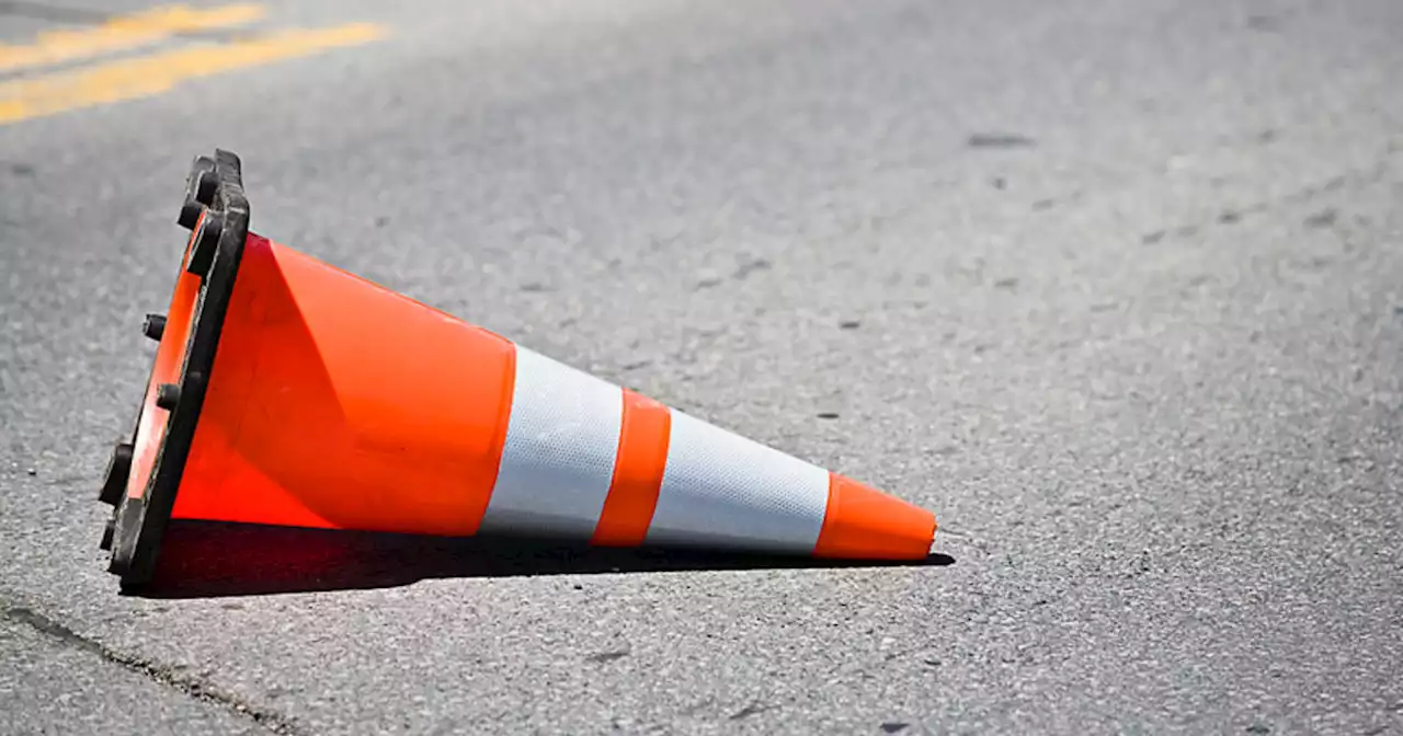 Woman struck with construction cone near CTA Roosevelt platform