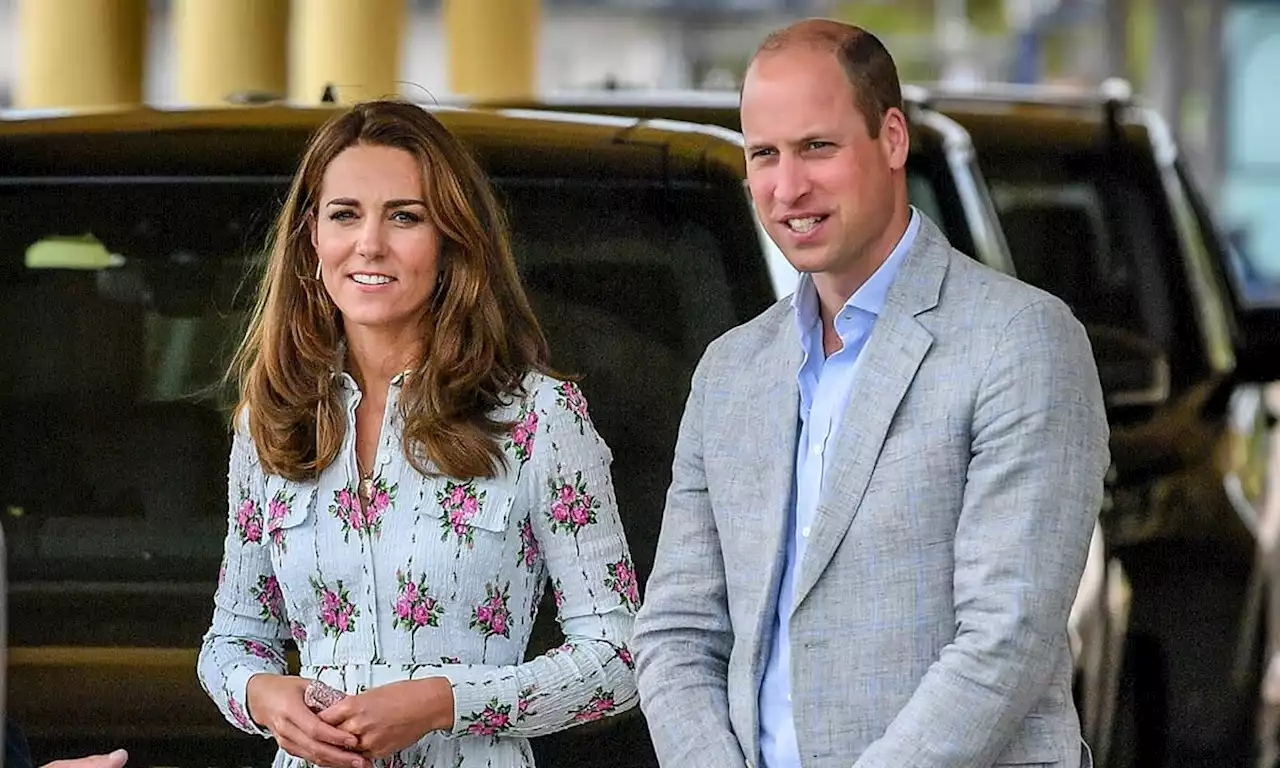 Duchess Kate and Prince William seen arriving back in London ahead of Platinum Jubilee