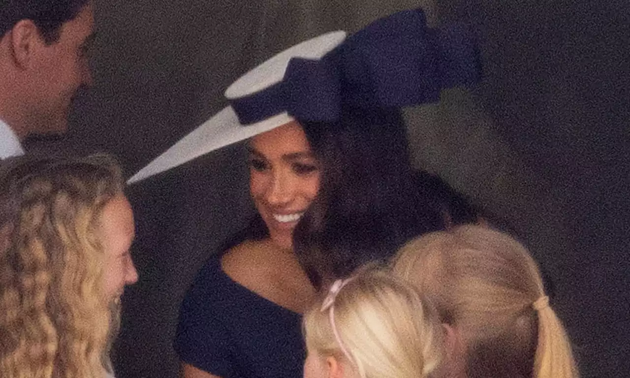 Meghan Markle has total My Fair Lady moment in showstopping hat at Trooping the Colour