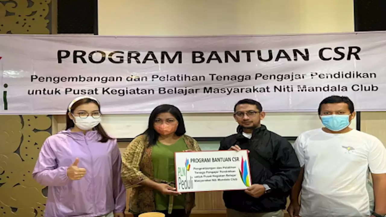 Peduli Pendidikan, PLN UPT Bali Serahkan Bantuan Kepada Niti Mandala Club