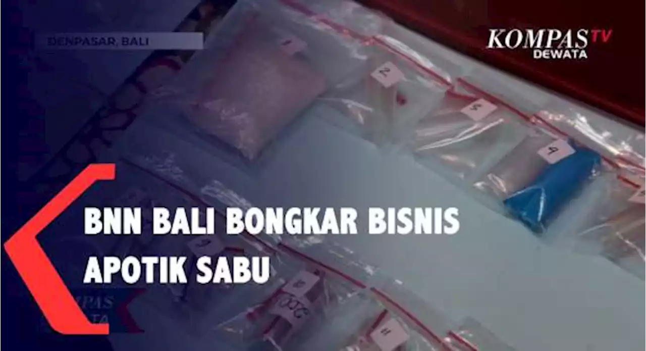 BNN Bali Bongkar Bisnis 'Apotek' Sabu