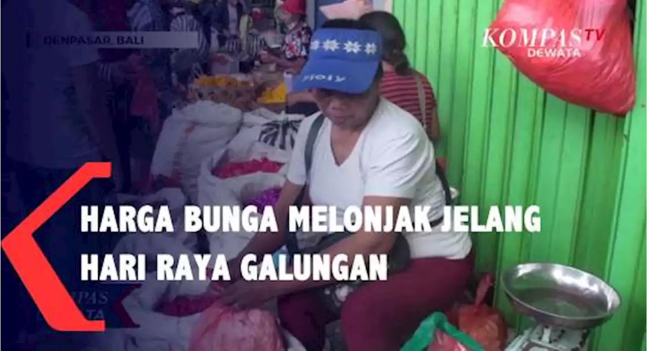 Harga Bunga Melonjak Jelang Hari Raya Galungan