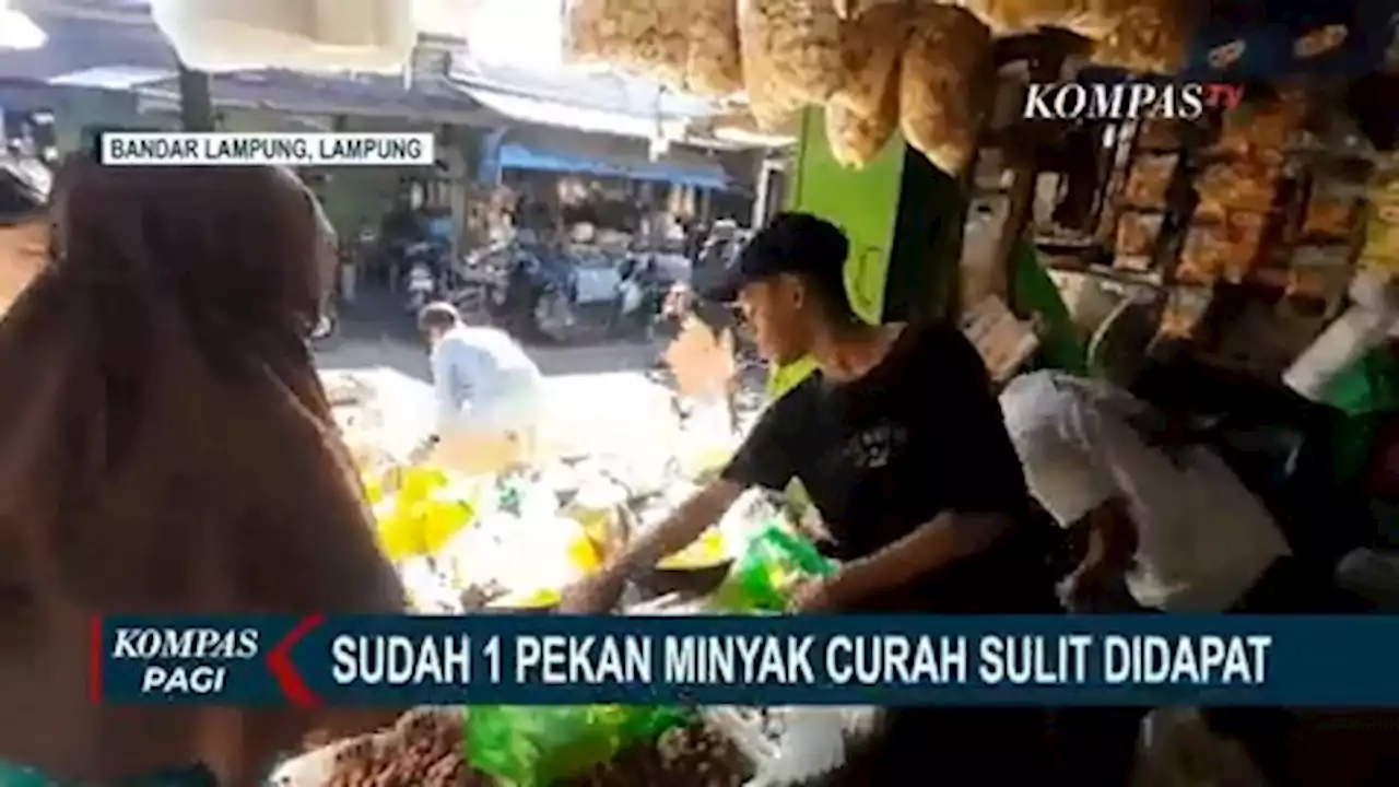 Harga Minyak Goreng Dijual Rp 20.000 per Kg, Pedagang di Lampung Keluhkan Stok yang Mulai Langka