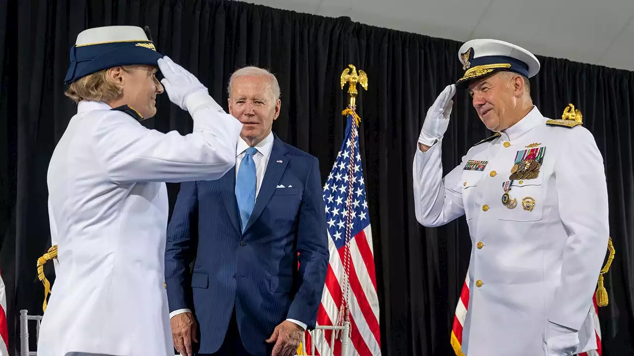 Coast Guard Adm. Linda Fagan becomes first woman to lead a U.S. military branch