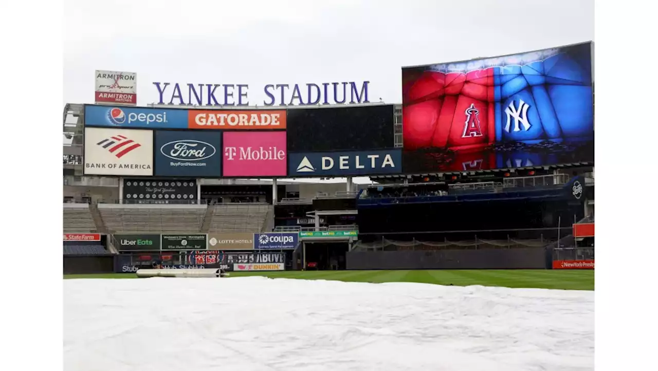 Angels-Yankees rained out, set for doubleheader on Thursday