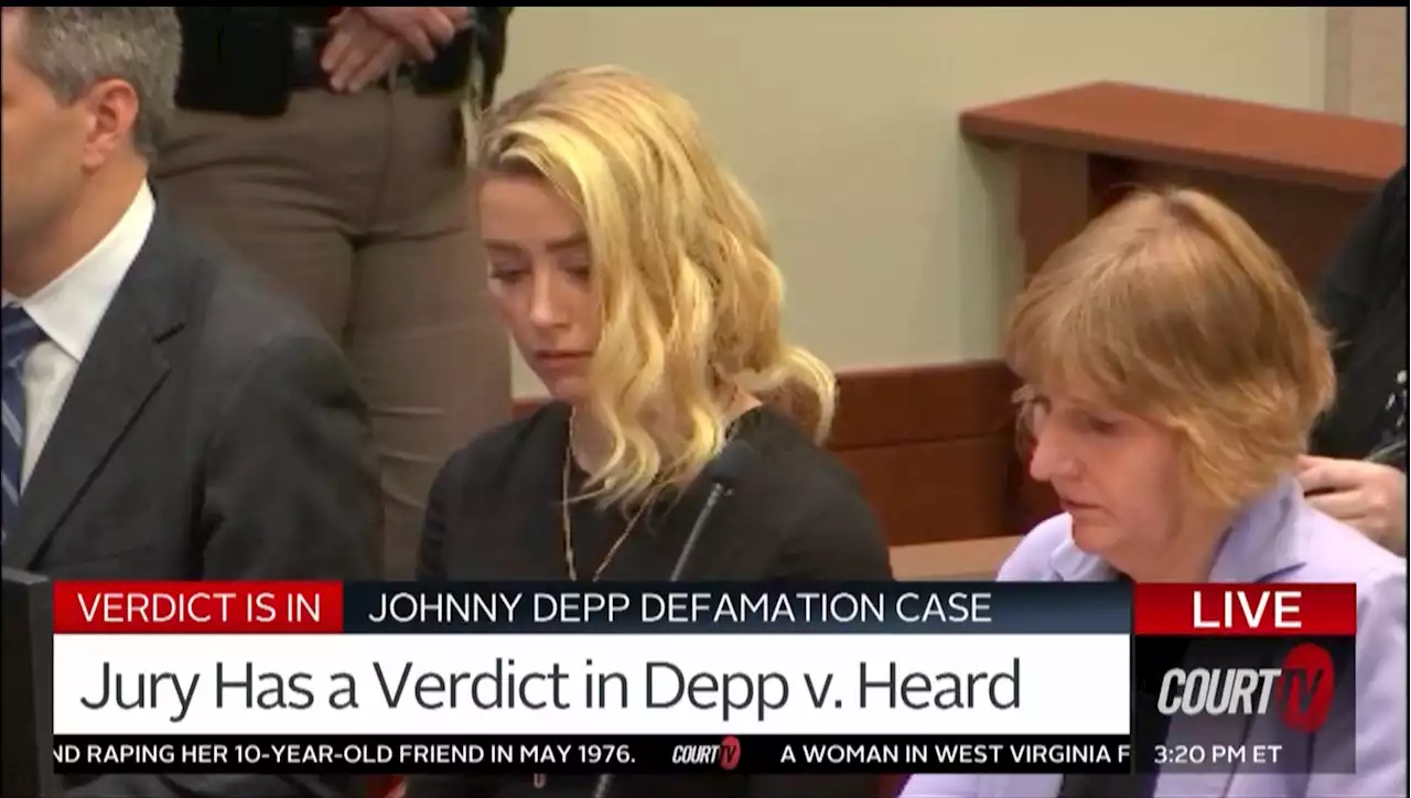 Amber Heard 'dévastée' après le verdict en faveur de Johnny Depp