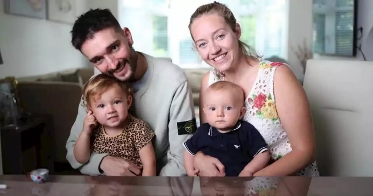 Tom Parker's daughter Aurelia sweetly kisses his book as she sees it in store