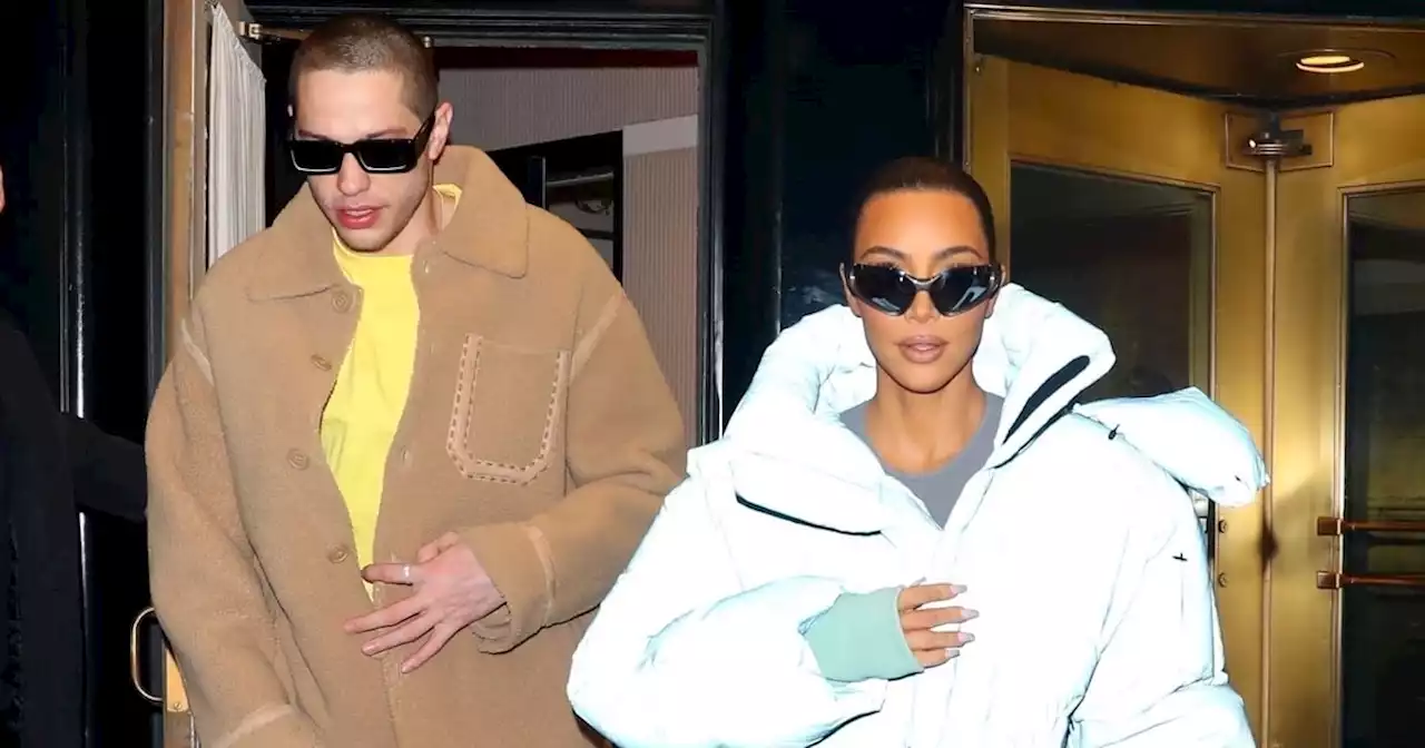 How Kim Kardashian and Pete Davidson Went From Clashing Styles to Matching Outfits