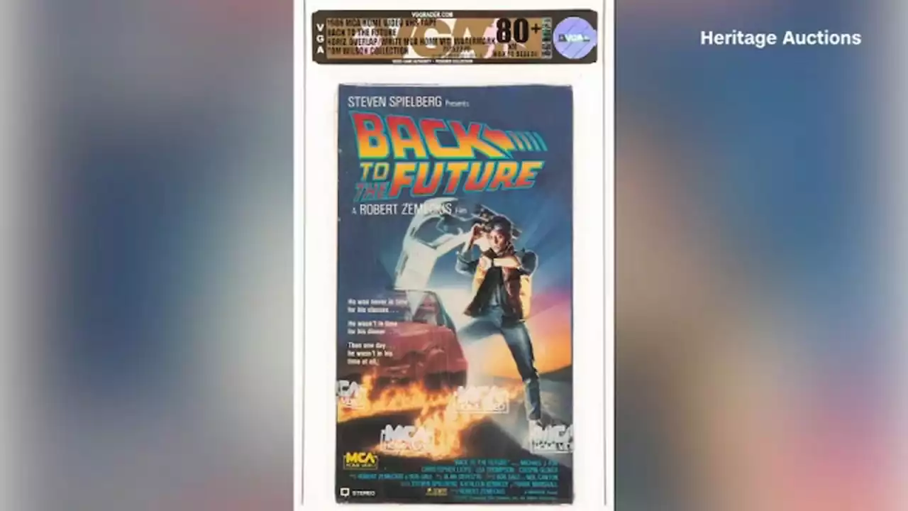 VHS copy of 'Back to the Future' sells for $75,000, setting new auction record