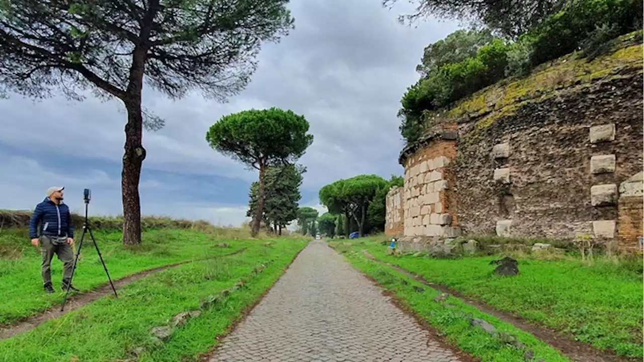 Prende forma il gemello digitale della via Appia Antica VIDEO - Scienza & Tecnica