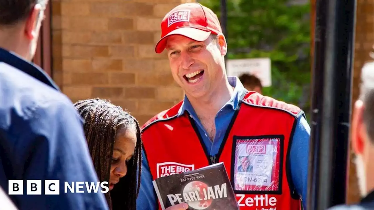 Prince William describes why he sold The Big Issue on London street