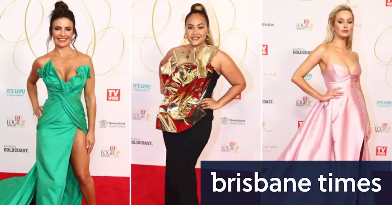 Logies return with green and gold, and splashes of pink, on the red carpet