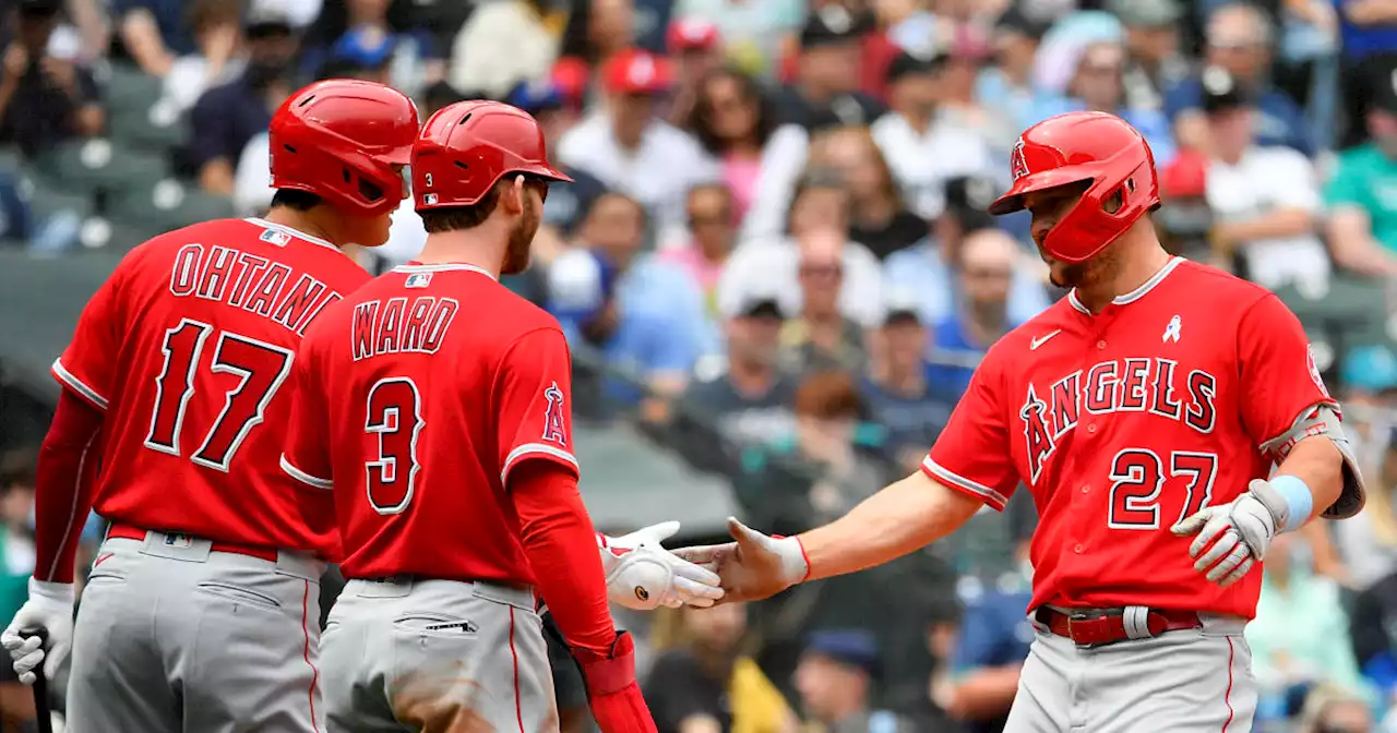 Trout hits 5th HR in 5-game series, Angels beat Mariners