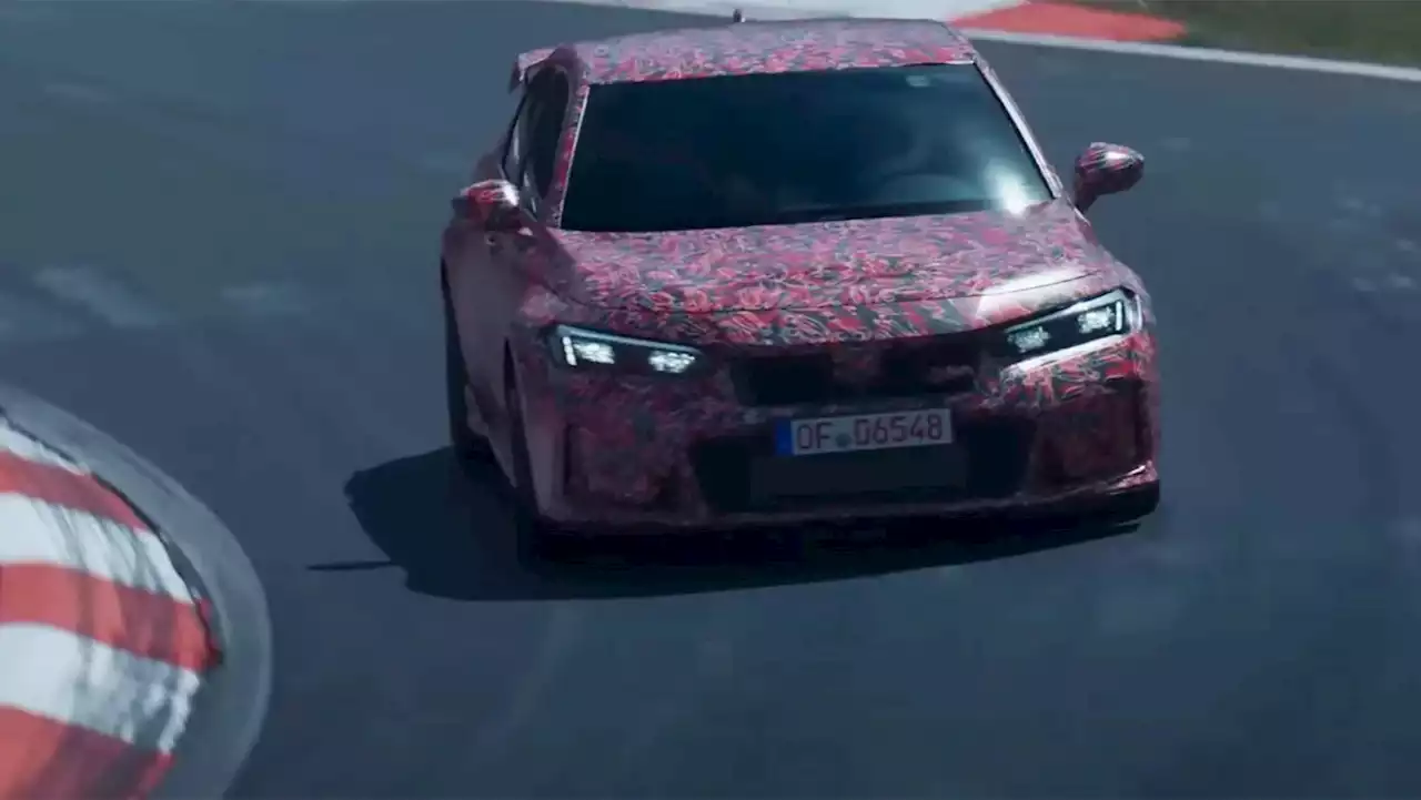 2022 Honda Civic Type R teased at the Nürburgring ahead of reveal | Evo