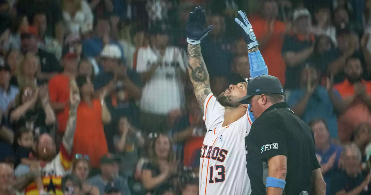 Astros insider: J.J. Matijevic's first home run and the 'best Father's Day ever'