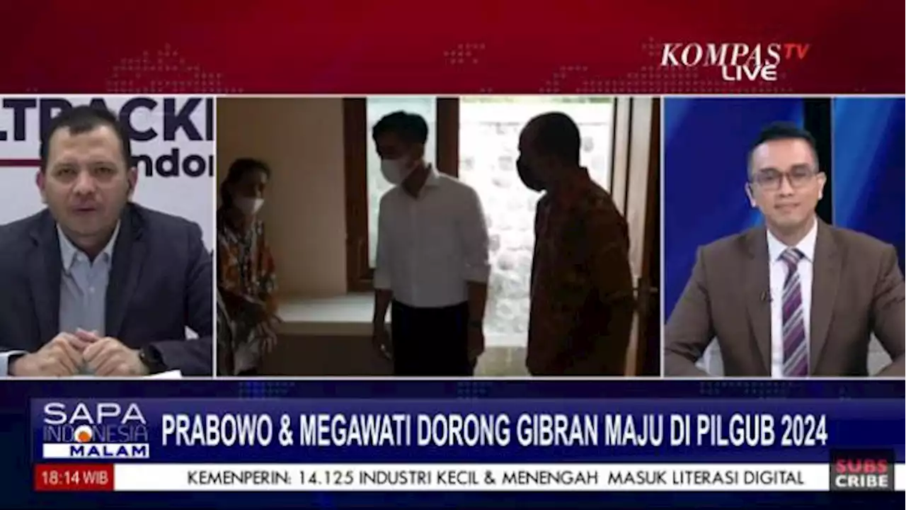 Megawati dan Prabowo Dorong Gibran Maju Pilgub, Pengamat Sebut Ada 2 Hal yang Terbaca