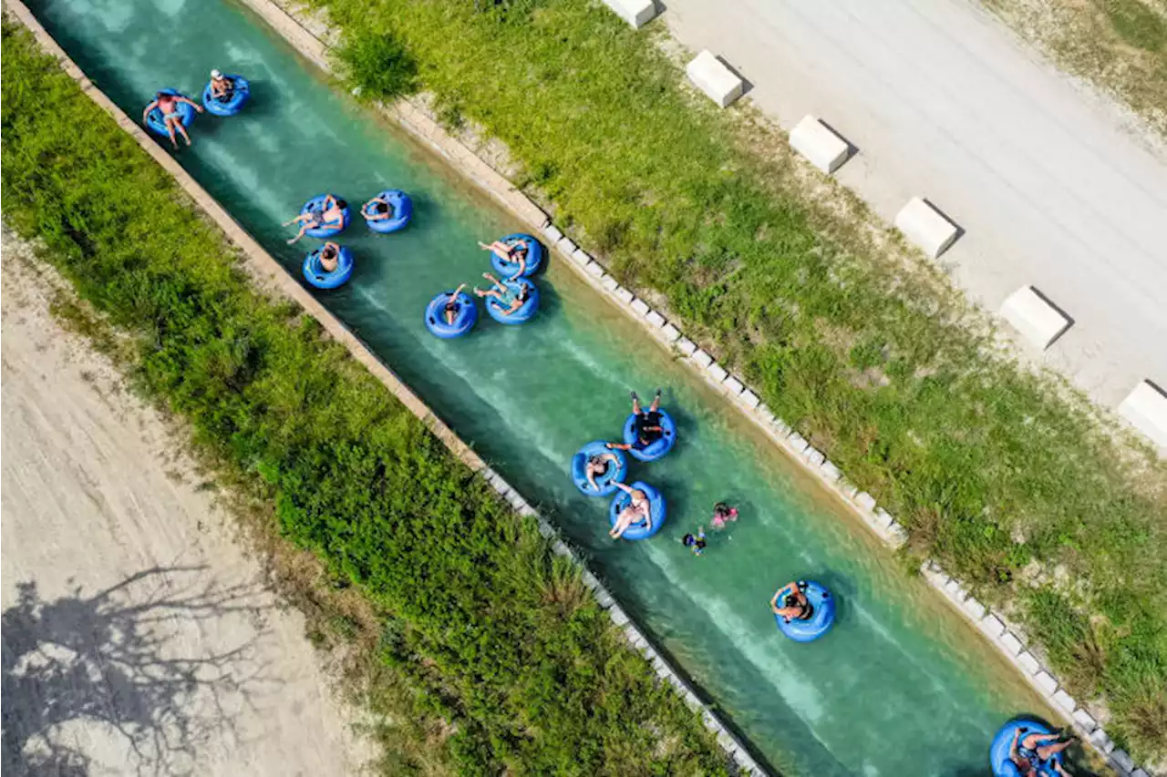 Float around the longest lazy river in the world at Texas water park