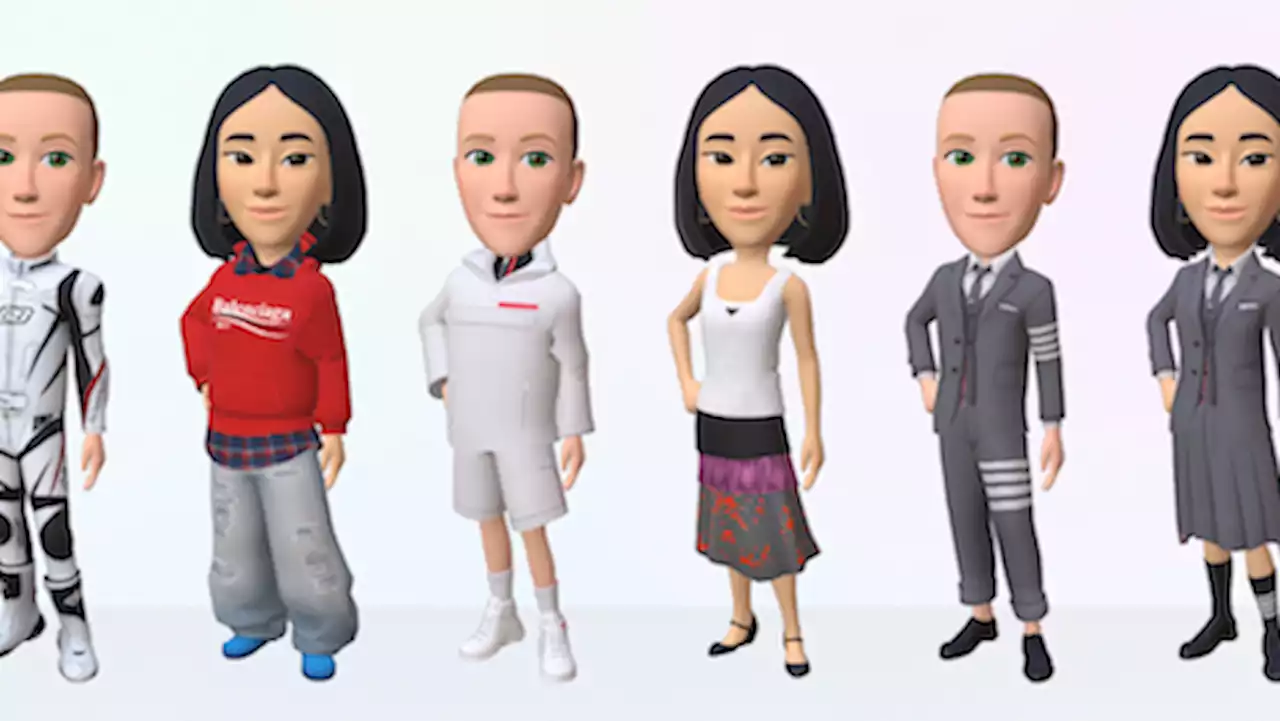 Meta launches virtual fashion with Balenciaga, Prada, Thom Browne