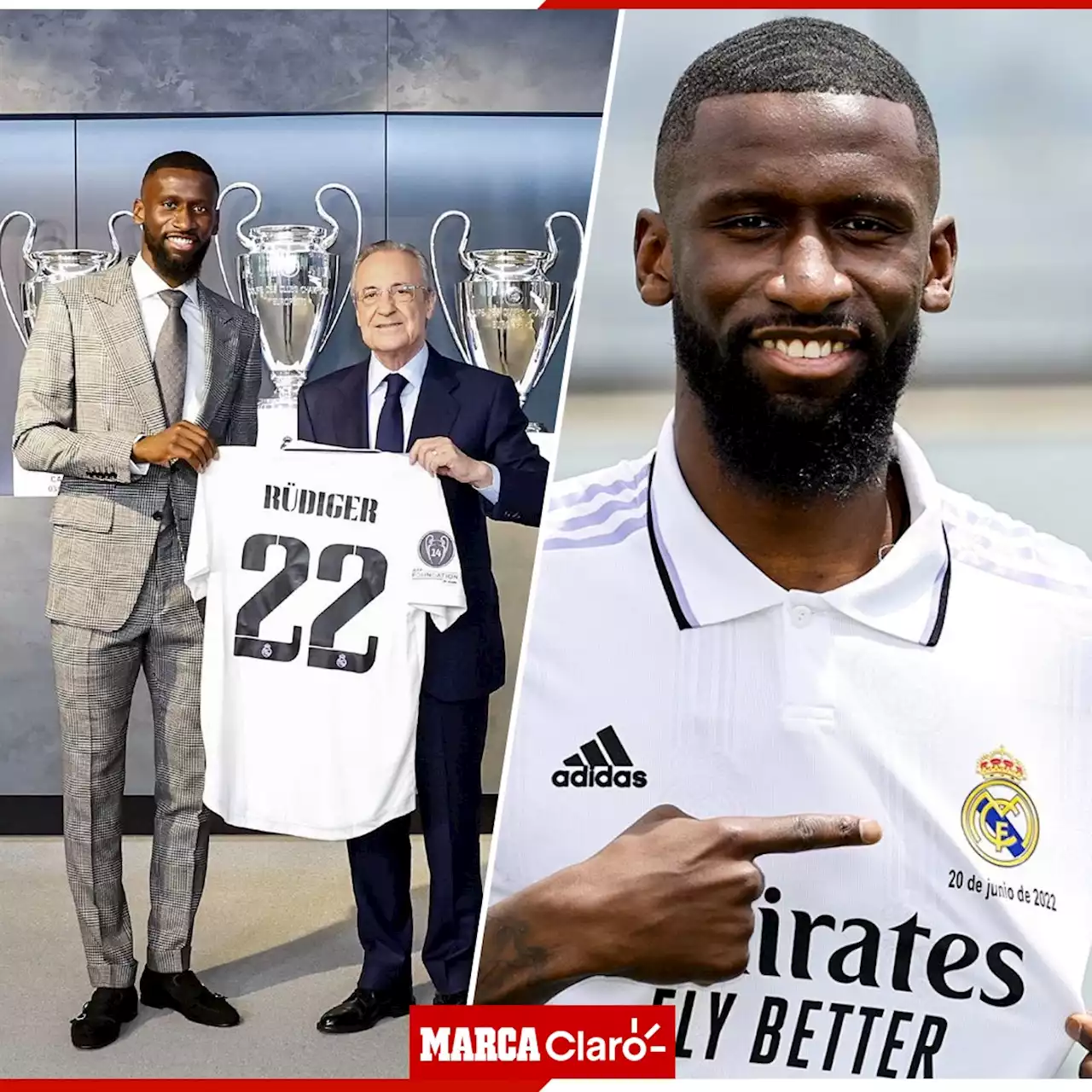 Antonio Rüdiger admite en su presentación que el Barça le buscó: 'Le dije a mi agente que el Madrid o nada'