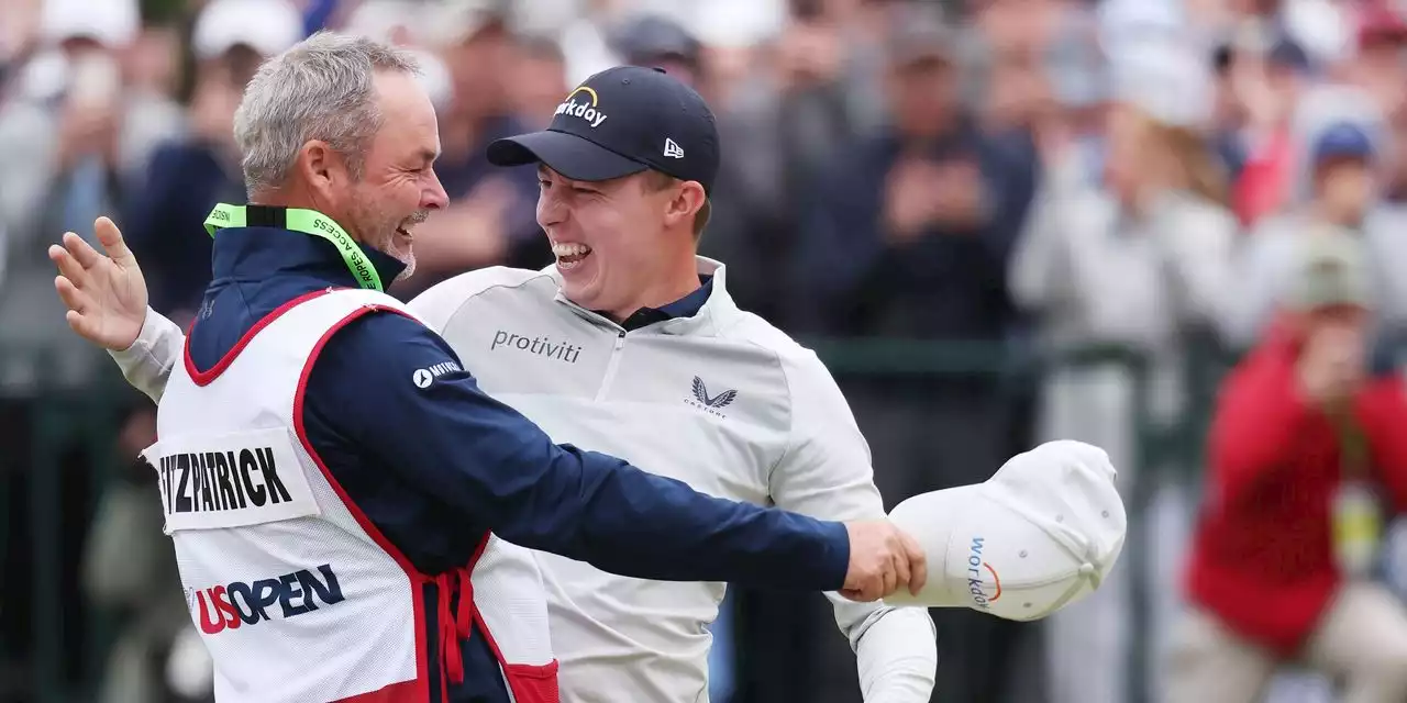 England's Matt Fitzpatrick hangs on to win U.S. Open, his first major title