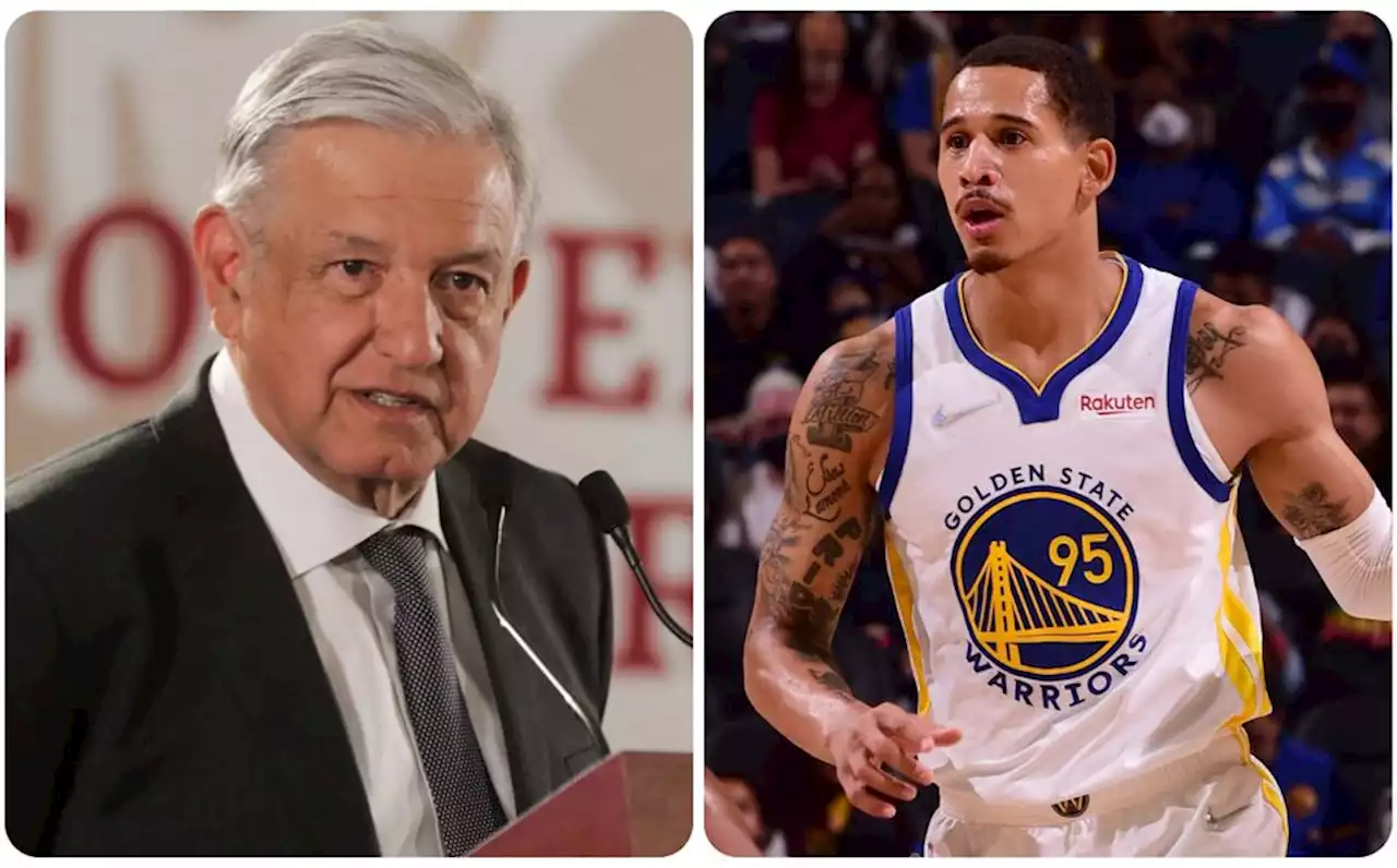 AMLO-felicita a-Juan Toscano por-título NBA-con Warriors