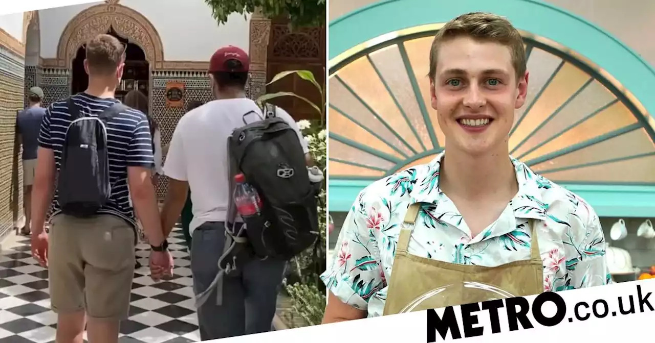 Bake Off's Peter Sawkins praised after holding hands with mystery man