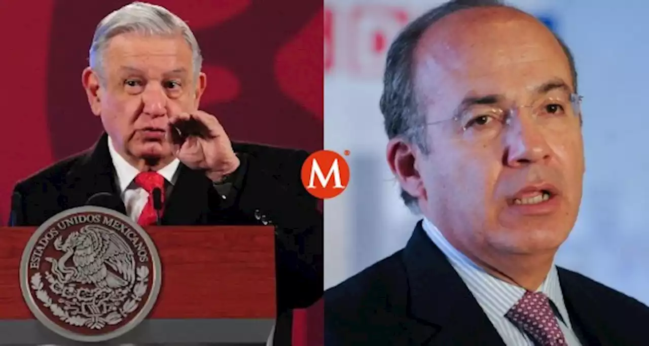 Felipe Calderón, ingrato por no defender a García Luna: AMLO