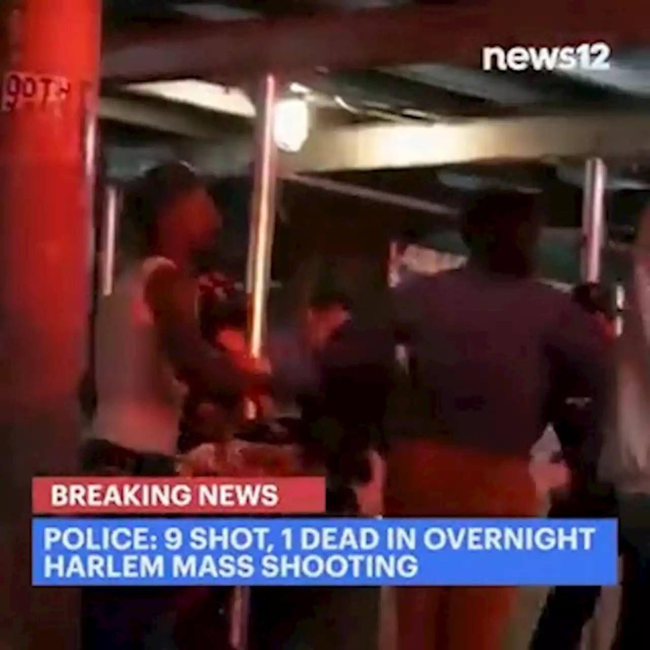 Police: 9 shot, 1 dead in overnight Harlem mass shooting