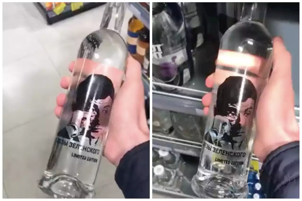 'Zelensky's Tears' vodka being sold in Russia, video appears to show