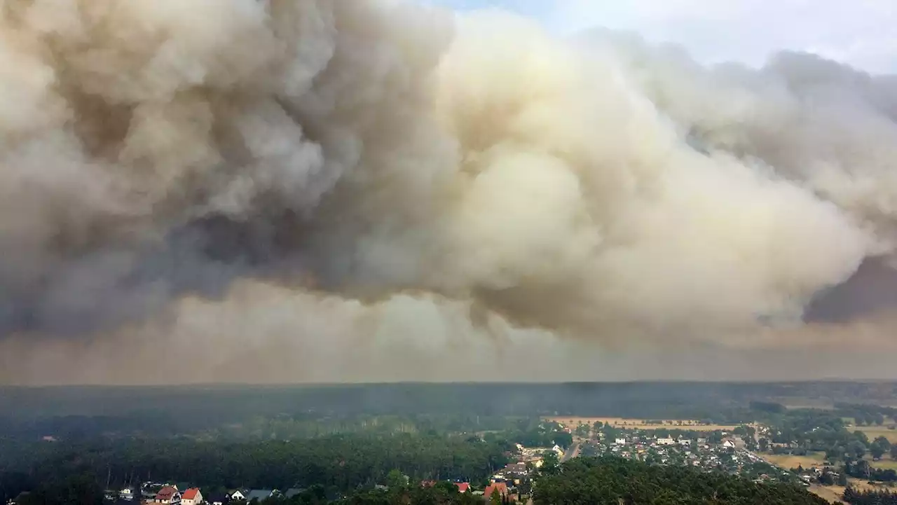 Hunderte Brandenburger evakuiert - Großeinsatz wegen Waldbränden