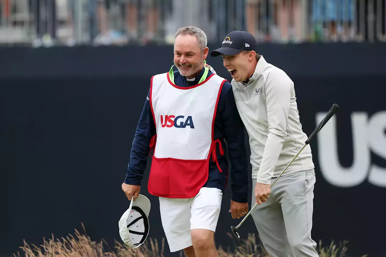 Matt Fitzpatrick delivers caddie ‘unbelievable’ first major with US Open win