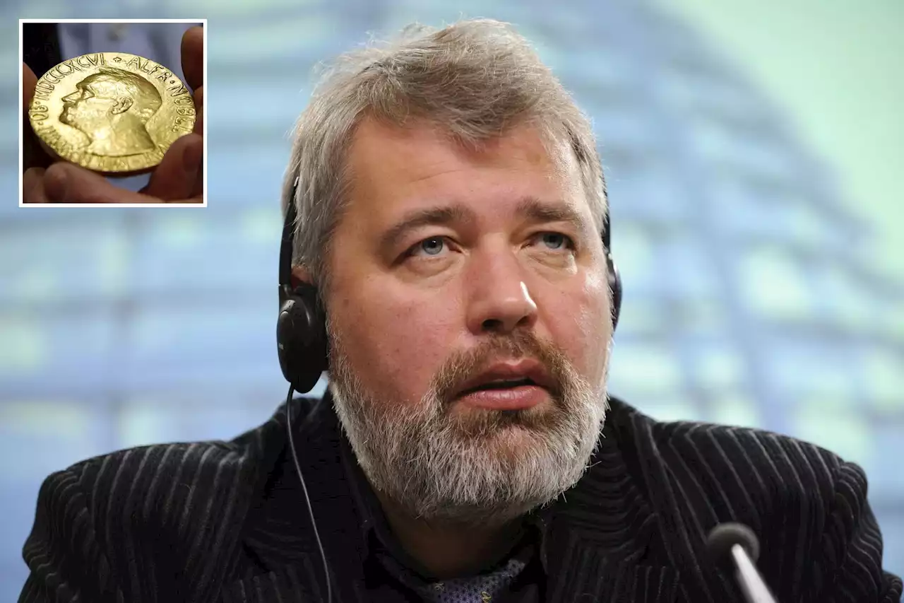 Russian journalist sells Nobel Peace Prize for Ukrainian children