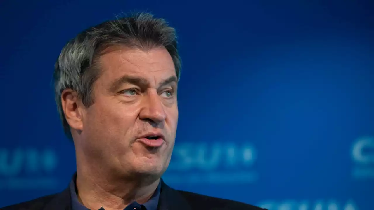 Politik in Bayern: Söder attackiert Scholz in Atomdebatte