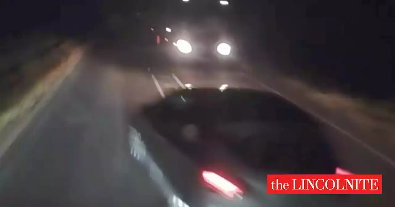 Shocking near miss caught on dashcam as car narrowly avoids head-on crash