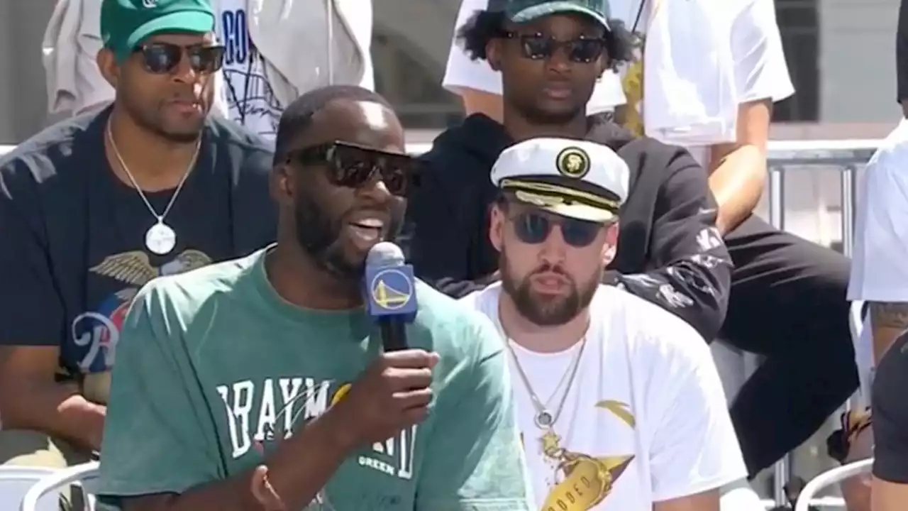 Draymond Green Drops F-Bombs At Warriors' Championship Parade