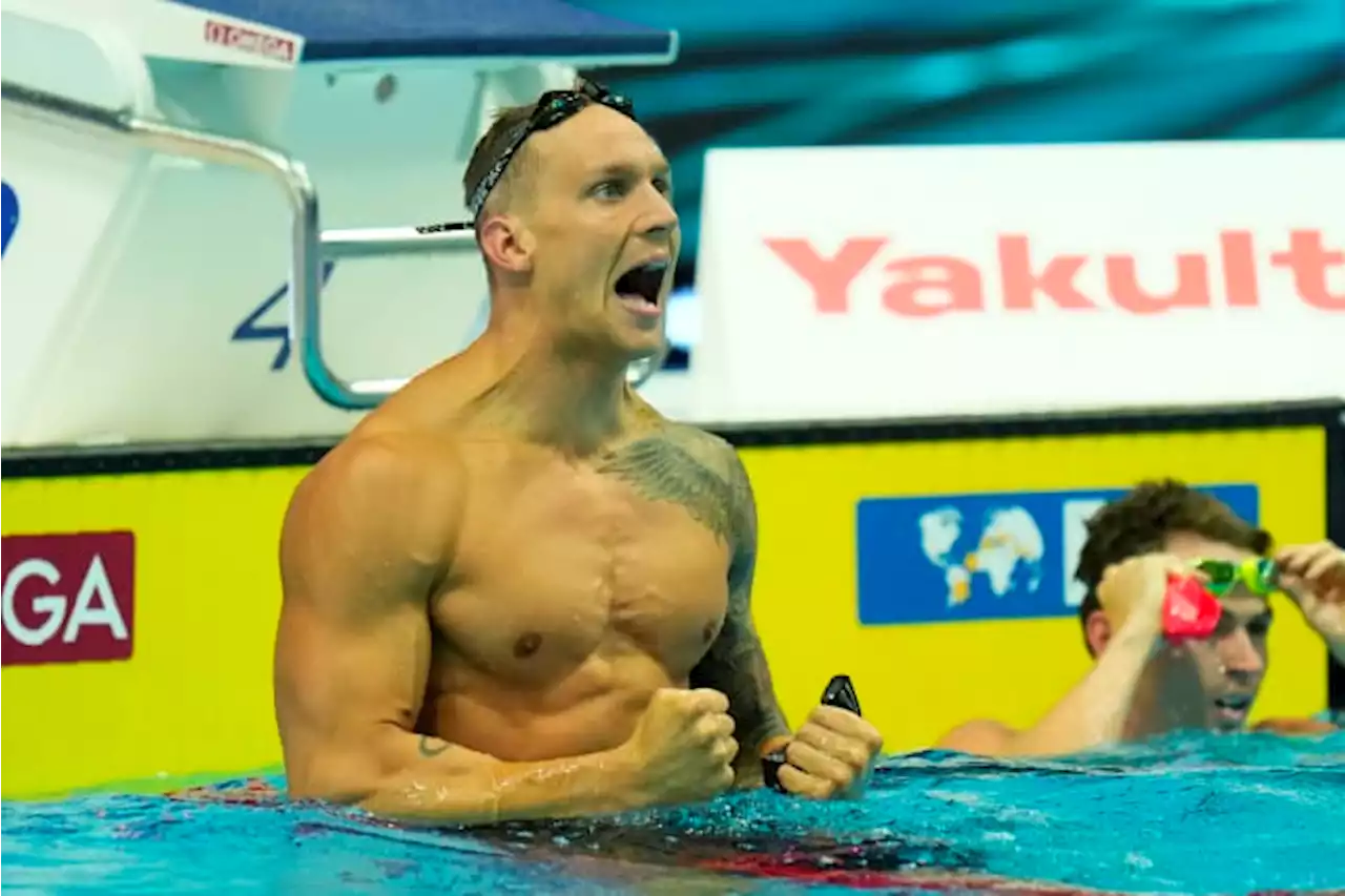 Green Cove Springs native Caeleb Dressel claims gold for U.S. at swimming worlds