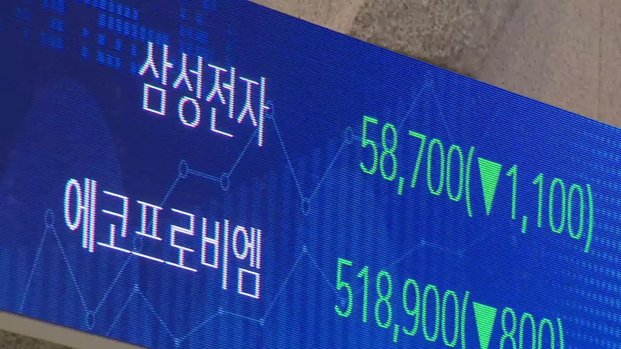 코스피, 2,400선 붕괴...삼성전자, 연초 비해 25% 하락