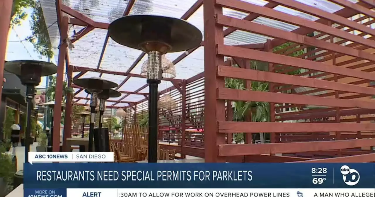 New permit required for restaurants with outdoor dining parklets