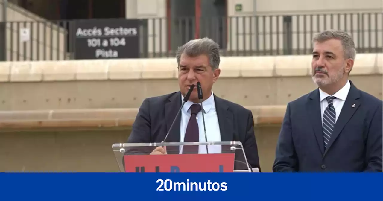 Laporta confirma que la mudanza al Estadio Olímpico costará al Barça entre 15 y 20 millones