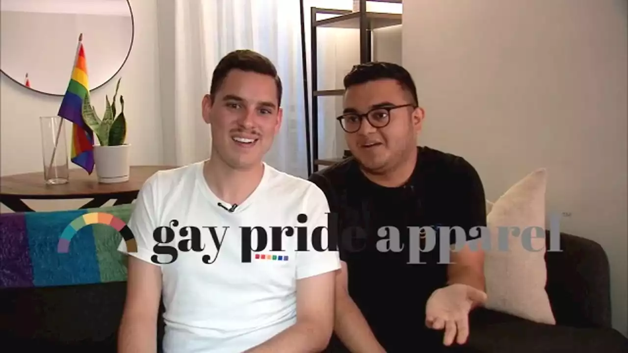 New York City apparel company co-owners and partners celebrate Pride