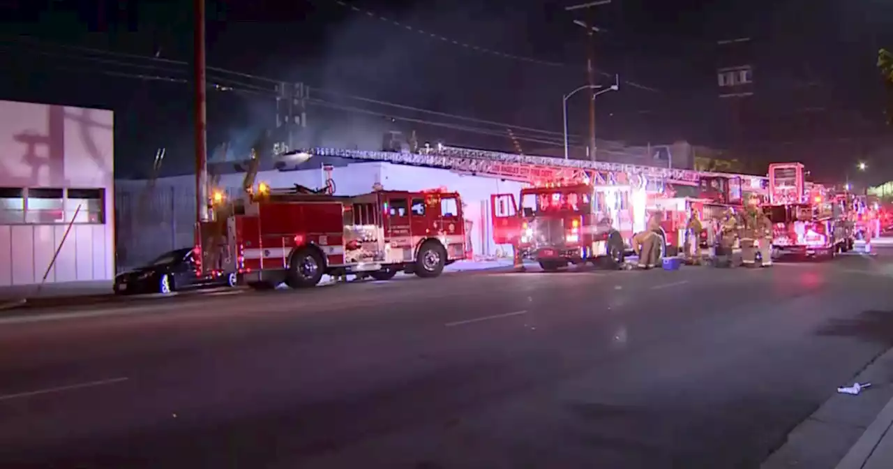 Over 80 firefighters quickly handle structure fire at Pico Union business