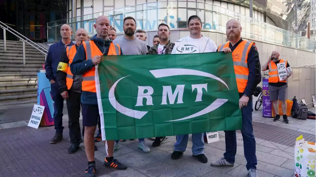 Rail strikes and labor shortages are hurting UK economy