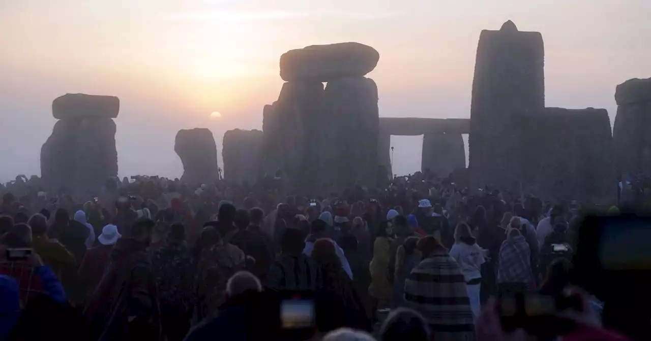 Watch now: Thousands greet summer solstice at Stonehenge